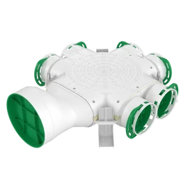 Műanyag osztódoboz 6-os (DN90)